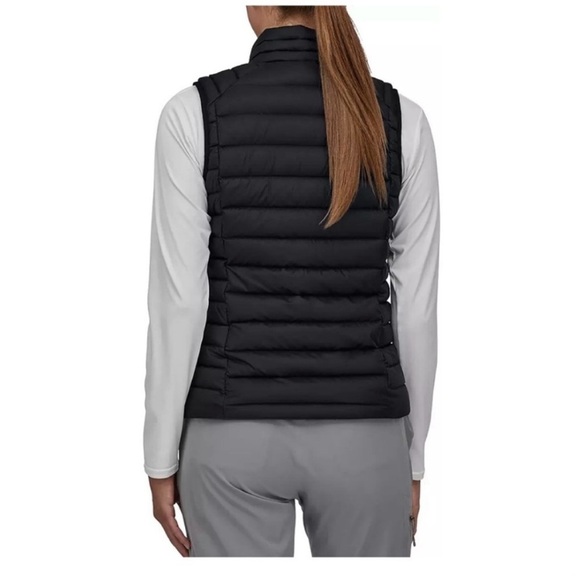 Patagonia Women's XXL Down Sweater Vest Puffer Puff Black NWT Insulated Goose - Picture 7 of 9